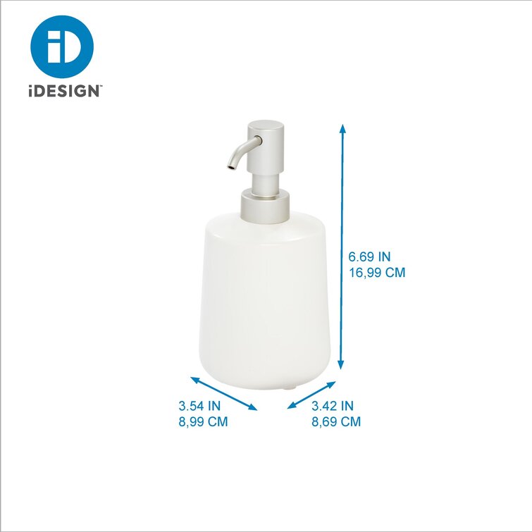 Short soap clearance dispenser